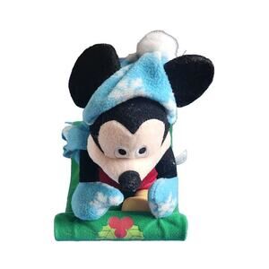 Mickey Mouse On Sled Musical Plush Toy
